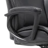 Превью Executive Office Chair with Layered Body Pillows, Contoured Lumbar, Adjustable Seat Height, Bonded Leather — Desk Chairs, Serta