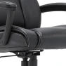 Превью Executive Office Chair with Layered Body Pillows, Contoured Lumbar, Adjustable Seat Height, Bonded Leather — Desk Chairs, Serta
