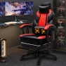 Превью Gaming Chair with Footrest, Massage Lumbar Support, Height Adjustment, and 360° Swivel Seat — Gaming Chairs, Shintenchi