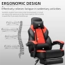 Превью Gaming Chair with Footrest, Massage Lumbar Support, Height Adjustment, and 360° Swivel Seat — Gaming Chairs, Shintenchi