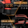 Превью Gaming Chair with Footrest, Massage Lumbar Support, Height Adjustment, and 360° Swivel Seat — Gaming Chairs, Shintenchi