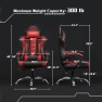 Превью Gaming Chair with Headrest and Massage Lumbar Support — Gaming Chairs, Yaheetech