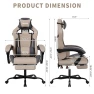 Превью Gaming Chair with Massage and Footrest — Gaming Chairs, WOTSTA