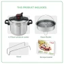 Превью Stainless Steel Pressure Cooker — Electric Pressure Cookers, T-Fal