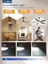 Превью Ceiling Fan with Lights — Ceiling Fans & Accessories, Amico