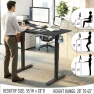 Превью Electric Height Adjustable Standing Desk with Drawer and Memory Preset — Office, SHW