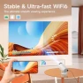 Превью Mini Projector with WiFi 6 and Smart TV OS — Home Theater Projectors, SCUARI