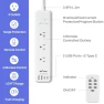 Превью Remote Control Power Strip with 3 Independent Outlets, 4 USBs, Extension Cord, Overload Protection, Wall Mount — Power Solutions & Surge Protection, BN-LINK