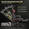 Превью Gaming Chair with Footrest and Massage Lumbar Support — Gaming Chairs, Bigzzia