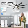 Превью Industrial Smart Ceiling Fan with Light and Remote Control — Ceiling Fans, Minislak