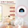 Превью Interconnected Smoke Detectors and Carbon Monoxide Alarm 3-Pack, WUZETIAN