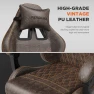 Превью Vintage PU Leather Gaming Chair with Massage and Footrest — Gaming Chairs, Ferghana