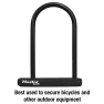 Превью Black Bike Lock with Key, Standard Size U-Lock — U-Lock, Master Lock