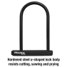 Превью Black Bike Lock with Key, Standard Size U-Lock — U-Lock, Master Lock