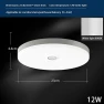 Motion Sensor LED Ceiling Light, Mingusta