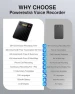 Превью Voice Recorder with AI Transcription and Summarization — Voice Recognition & Productivity Software, Powerextra Pro
