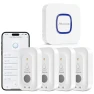 Превью Wi-Fi Water Leak Detector 4 Pack — Water Leak Detection Systems, Maxcio