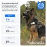 Превью Smart Dog GPS Tracker with Virtual Fence and Health Monitoring — Trackers, Tractive