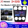 9-inch Android 13 Car Radio for Mazda 6 2004-2015 Multimedia Video Player Navigation Stereo Head Unit GPS No 2din DVD... — Car Infotainment System, X-REAKO