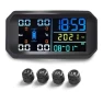 Solar-Powered Digital Tire Pressure Measurement System — TPMS, Cars Auto Home