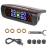 Solar Tire Pressure Monitoring System with 4 Sensors — TPMS, Lntelligent Living Hall