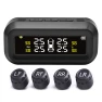 Tire Pressure Monitoring System with LCD Display and Solar Panel — TPMS, Automobile Club