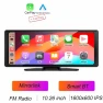 10.26-inch Car Dash Cam with Dual Lenses, Wireless Carplay and Android Auto, GPS Navigation, 5G Wi-Fi, FM Radio, AUX... — Car Infotainment System, The Cozy Nook