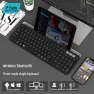 Tri-mode Wireless Bluetooth Keyboard with Device Stand — Bluetooth Keyboard, Fude
