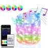 Christmas Tree RGB Smart Bluetooth Controlled USB LED Garland Lamp — LED Strip Lights, 1OutJoy