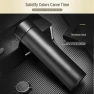 Smart Insulated Tea Thermos with Temperature Display — Smart Water Bottle, Shangqi