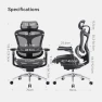 Превью Ergonomic Office Chair with Ultra-Soft 6D Armrests and Dynamic Lumbar Support — Smart Chairs, SIHOO