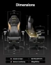 Превью Gaming Chair with Ventilated and Heated Seat, Adjustable Armrests, Lumbar Support, and Footrest — Smart Chairs, AutoFull