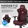 Превью Large Gaming Chair for Adults - Ergonomic Maroon PVC Leather Gaming Seat with Lumbar Support, Comfortable Office Chair... — Smart Chairs, Anda Seat