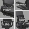 Превью Office Chair with Wheels for Carpet - Ergonomic Work Chair - Comfortable - Intuitive-to-Adjust for Desk - 360-Degree... — Smart Chairs, Steelcase