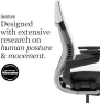 Превью Office Chair with Wheels for Carpet - Ergonomic Work Chair - Comfortable - Intuitive-to-Adjust for Desk - 360-Degree... — Smart Chairs, Steelcase