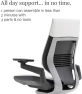 Превью Office Chair with Wheels for Carpet - Ergonomic Work Chair - Comfortable - Intuitive-to-Adjust for Desk - 360-Degree... — Smart Chairs, Steelcase