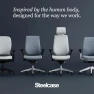 Превью Office Chair with Wheels for Carpet - Ergonomic Work Chair - Comfortable - Intuitive-to-Adjust for Desk - 360-Degree... — Smart Chairs, Steelcase