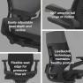 Превью Office Chair with Wheels for Carpet — Smart Chairs, Steelcase