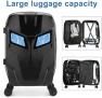 Превью Smart LED Light Up Luggage, Airline Approved Hard Shell Suitcase with Wheels — Smart Luggage, Ruconla