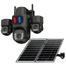 Solar Powered Three Lens Security Camera — Security Camera, AOV