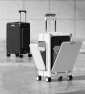 Превью Aluminum Frame PC Carry On Luggage with Cup Holder, Phone Holder, TSA Approved Lock — Smart Luggage, feilario
