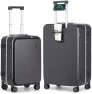 Превью Carry On Luggage with Cup Phone Holder and Charger Hard Shell Suitcase — Smart Luggage, mixi