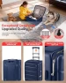 Превью Expandable Carry On Luggage with Cup Holder and USB Charging — Smart Luggage, ISLAND ELEPHANT