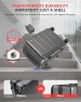 Превью Expandable Carry On Luggage with Cup Holder, USB Charge, and TSA Lock — Smart Luggage, ISLAND ELEPHANT