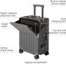 Превью Expandable Carry-On Suitcase with Spinner Wheels — Smart Luggage, AIWEINY