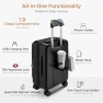 Превью Expandable Hard Shell Suitcase with Top Opening and USB Port — Smart Luggage, CASELLY