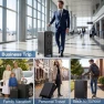 Превью No Zipper Carry On Luggage with Wheels — Smart Luggage, Krute