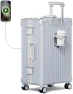 Превью No Zipper Carry On Luggage with Wheels — Smart Luggage, Krute