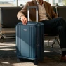 Превью Top Opening Expandable Hard Shell Suitcase with Cup Holder, Phone Holder, and USB Charging Port — Smart Luggage, CASELLY