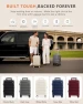 Превью Carry On Luggage with Aluminum Frame, Cup Holder, USB Charging, and 360° Spinner Wheels — Smart Luggage, ISLAND ELEPHANT